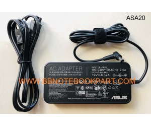 ASUS Adapter อแด๊ปเตอร์ 19V 6.32A 120W  หัว 6.0x3.7 mm  มีเข็มตรงกลาง  FX504G K550 A550 X550 N56 G551 GL552 GL553 N550 A43S N61